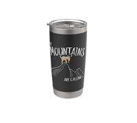 La montagna chiama! Capra Billy sulla montagna Bicchiere termico in acciaio inox doppia parete