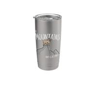 La montagna chiama! Capra Billy sulla montagna Bicchiere termico in acciaio inox doppia parete