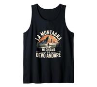 La Montagna Mi Chiama Devo Andare Canotta