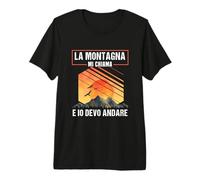 La Montagna Mi Chiama e io Devo Andare Regalo Divertente Maglietta Premium