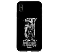La morte del triste mietitore è un debito che tutti dobbiamo pagare bandiera americana Custodia per iPhone XS Max