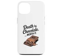 La morte di cioccolato vale la pena divertente Halloween Custodia per iPhone 13