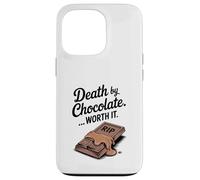 La morte di cioccolato vale la pena divertente Halloween Custodia per iPhone 13 Pro