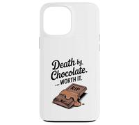 La morte di cioccolato vale la pena divertente Halloween Custodia per iPhone 13 Pro Max