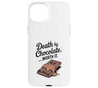 La morte di cioccolato vale la pena divertente Halloween Custodia per iPhone 15 Plus