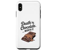 La morte di cioccolato vale la pena divertente Halloween Custodia per iPhone XS Max