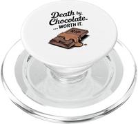 La morte di cioccolato vale la pena divertente Halloween PopSockets PopGrip per MagSafe