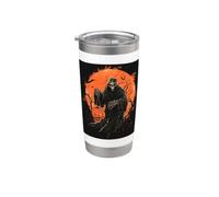 La Morte di Halloween Zucca La Morte di Halloween Bicchiere termico in acciaio inox doppia parete