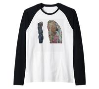 La Morte e la Vita di Gustav Klimt (1916) Maglia con Maniche Raglan