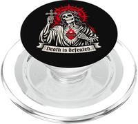 La morte è sconfitta Dark Christian Gothic Skeleton Faith Goth PopSockets PopGrip per MagSafe