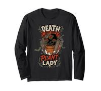 La Morte Non può Fermare Plant Lady Carnivore Flytrap Halloween Maglia a Manica