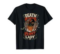 La Morte Non può Fermare Plant Lady Carnivore Flytrap Halloween Maglietta