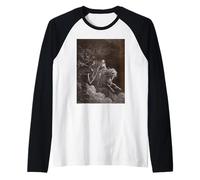 La morte sul cavallo pallido Art Revelation 6:8 Gustave Dore Maglia con Maniche Raglan