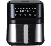 La Moustache - Friggitrice Senza Olio 6,5L ad Aria Calda 1700W con E-Book di Ricette, Air Fryer con 8 Programmi, Controllo Digitale 80-200 °C, Timer, Griglie Antiaderenti (Essential Plus)
