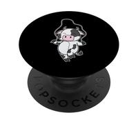 La mucca fa Fitness Sport PopSockets PopGrip Adesivo