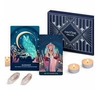 La Muci Fantôme Reborn Tarocchi e Oracle Deck Set, Deluxe Box con Guidebook, Tarocchi da 78 carte e carte Oracle con esperienza di realtà aumentata, mazzo mistico moderno per auto-riflessione