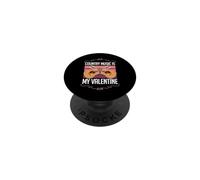 La musica country è il mio amore per San Valentino PopSockets PopGrip Adesivo