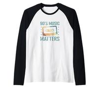 La Musica degli Anni '90 è Importante Maglia con Maniche Raglan
