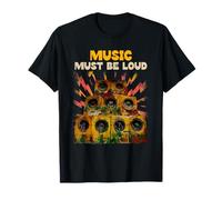 La Musica Deve Essere Forte (Dichiarazione di Festa e Grafica dell'amplificatore) Maglietta
