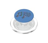 La musica è chiaro di luna nella notte cupa della vita retrò PopSockets PopGrip per MagSafe