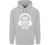 La Musica È La Mia Fuga Dalla Vita B/S Danza Felpa Uomo