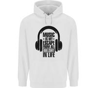 La Musica È La Mia Fuga Dalla Vita Rock Felpa Uomo