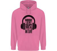 La Musica È La Mia Fuga Dalla Vita Rock Per Bambini Felpa