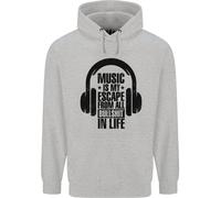 La Musica È La Mia Fuga Dalla Vita Rock Per Bambini Felpa