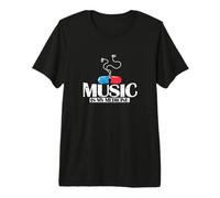 La Musica è la mia Medicina Maglietta Premium