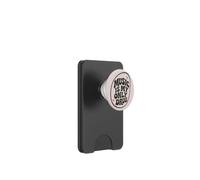 La musica è la mia unica droga retrò tipografia amante della musica PopSockets PopWallet per MagSafe