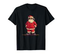 La Musica incontra la magia con Questo Costume da Babbo Natale Maglietta