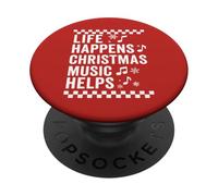 La musica natalizia Life Happens aiuta le vacanze festive PopSockets PopGrip Adesivo