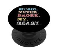 La musica non mi ha mai spezzato il cuore PopSockets PopGrip Adesivo