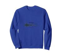 La Musica Parla ciò Che Le Parole Non Possono - Soundwave Felpa, Unisex per Adulti, Blu Reale, S