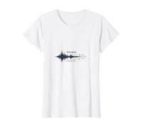 La Musica Parla ciò Che Le Parole Non Possono - Soundwave Maglietta, Donna, Bianco, XL