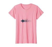 La Musica Parla ciò Che Le Parole Non Possono - Soundwave Maglietta, Donna, Rosa, XL