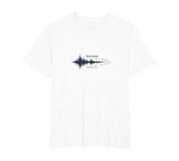 La Musica Parla ciò Che Le Parole Non Possono - Soundwave Maglietta, Uomo Taglie Grandi, Bianco, 5X Tall