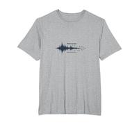 La Musica Parla ciò Che Le Parole Non Possono - Soundwave Maglietta, Uomo Taglie Grandi, Grigio Melange, 2X Tall