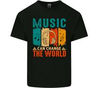 La Musica Può Cambiare Il Mondo Maglietta Per Bambini Ragazzi E Ragazze