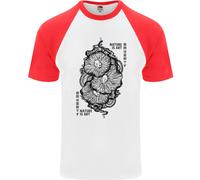 La Natura È Arte Funghi Micologia Maglietta A Maniche Corte Da Baseball Per Uomo