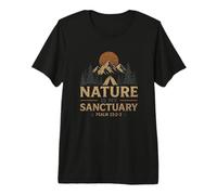 La Natura è Il Mio santuario Salmo 23 2 3 Camping Maglietta Premium