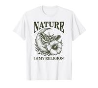 La Natura è la mia Religione falena lunare Maglietta