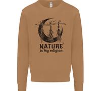 La Natura È La Mia Religione Felpa Da Strega Halloween Uomo