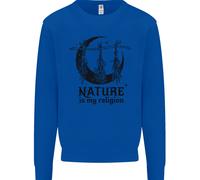 La Natura È La Mia Religione Felpa Da Strega Halloween Uomo