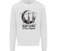 La Natura È La Mia Religione Felpa Da Strega Halloween Uomo