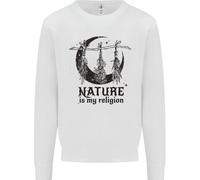 La Natura È La Mia Religione Felpa Da Strega Halloween Uomo
