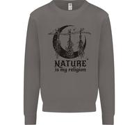 La Natura È La Mia Religione Felpa Da Strega Halloween Uomo