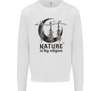 La Natura È La Mia Religione Felpa Da Strega Halloween Uomo
