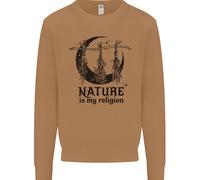 La Natura È La Mia Religione Felpa Da Strega Halloween Uomo