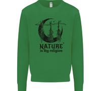 La Natura È La Mia Religione Felpa Da Strega Halloween Uomo